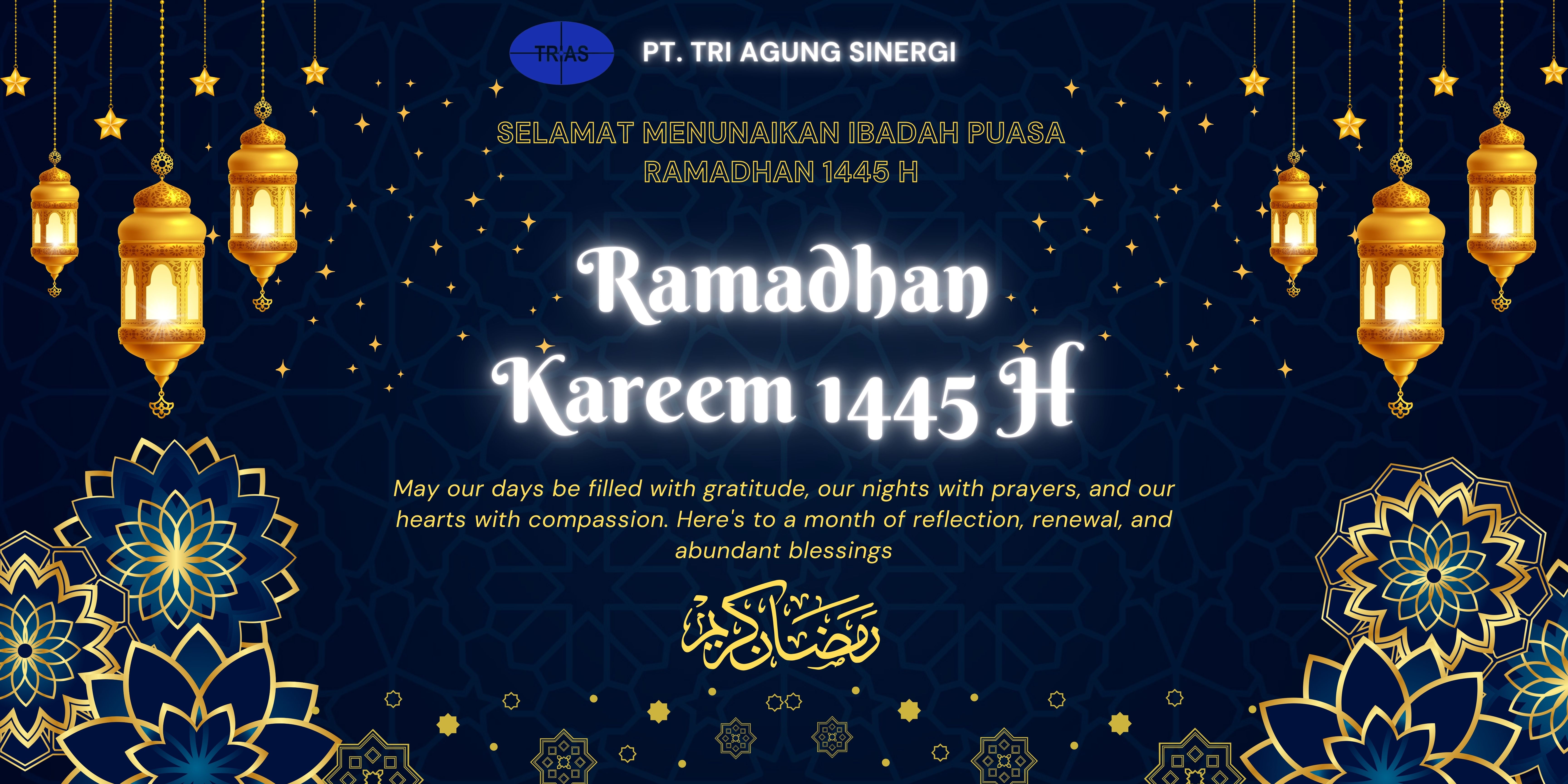 SELAMAT MENUNAIKAN IBADAH PUASA RAMADHAN 1445 H 1